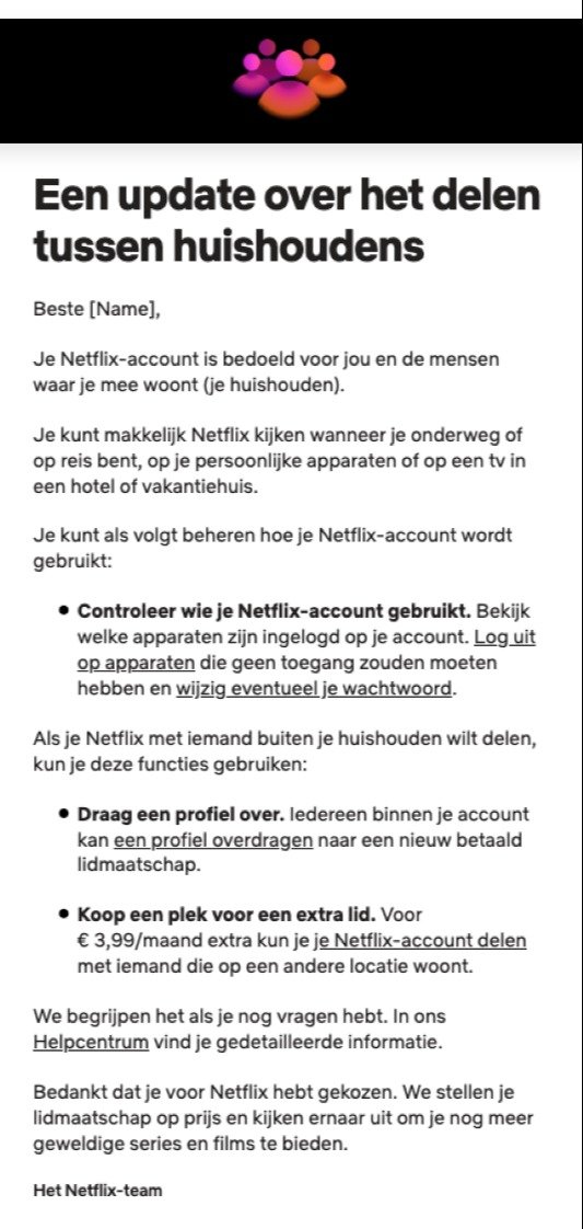Предварительный просмотр электронной почты через Netflix
